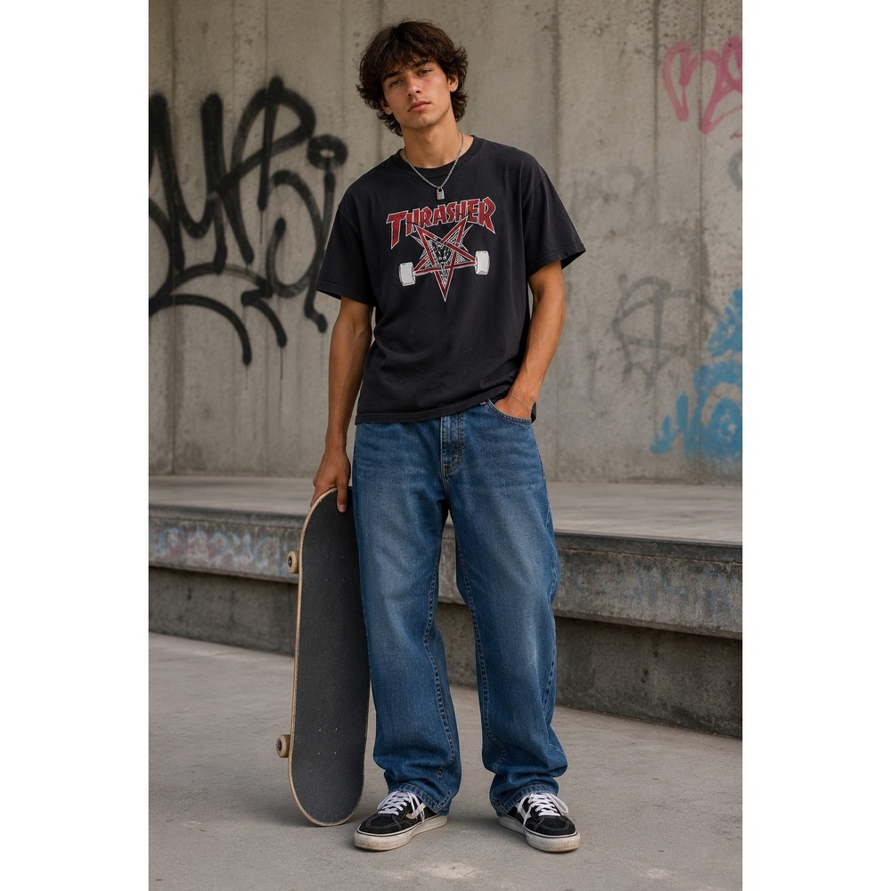 Quiksilver Jeans Reese Forbes Regular Fit 38x30 Street Skater Vintage Y2K 2010s